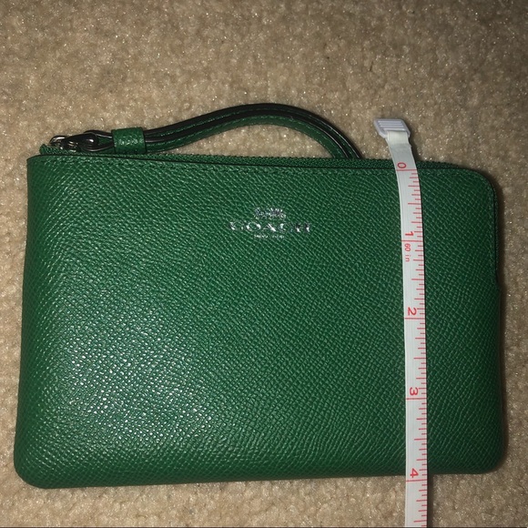 Green Coach Wristlet - Picture 5 of 5